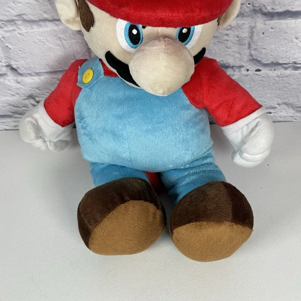 Nintendo Super Mario Bros Brothers Plush Backpack Stuffed Figure Toy Zip 18